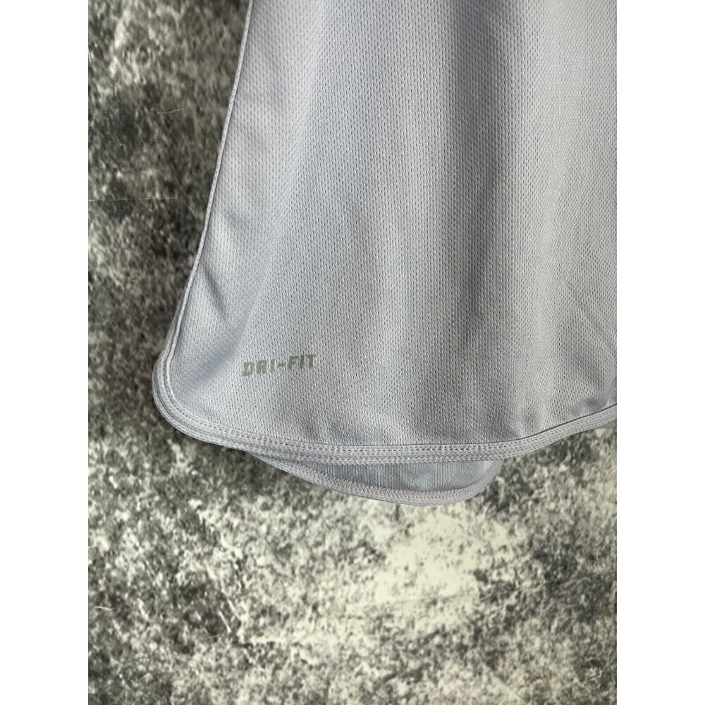 Nike dri fit racer back tank top athletic workout Lilac white women's size M - Picture 3 of 12